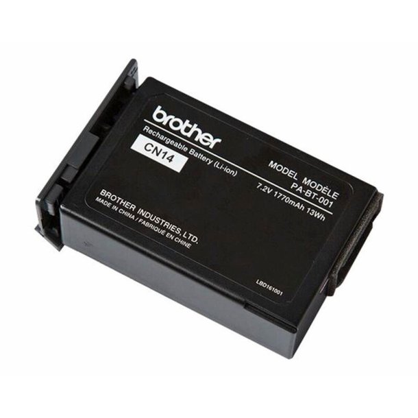 Brother PA-BT0-01B - Genopladeligt Li-ion batteri - 1770 mAh - Til RJ-serien - 3"