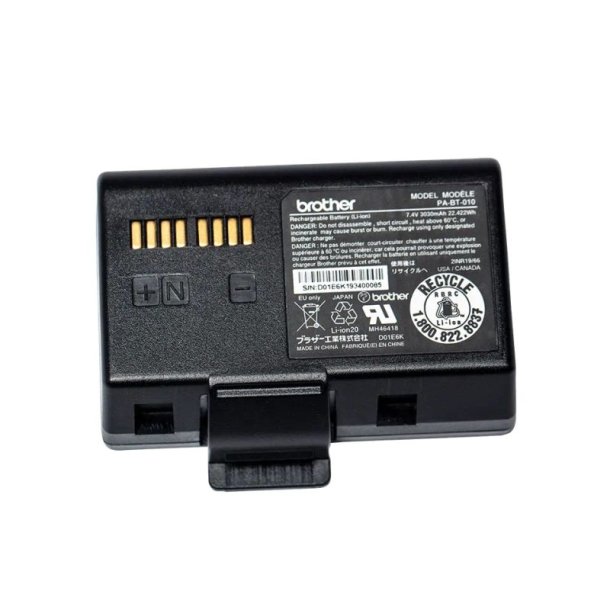 Brother PA-BT-010 - Genopladeligt Li-ion batteri - Til RJ-3035B, RJ-3055WB - 3"