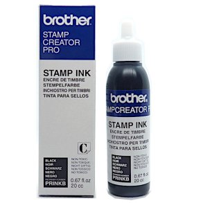Brother PRINKB - stempel sv�rte refill - 20ml - sort - til StampCreator PRO