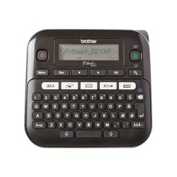 Brother PT-D210VP - Bord Labelprinter - QWERTY - 20mm/s - Max. 12 mm tape - Kuffert