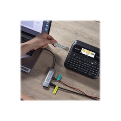 Brother PT-D610BTVP - Bord Labelprinter - QWERTY - Bluetooth - Max. 24 mm tape - Kuffert + 1 tape