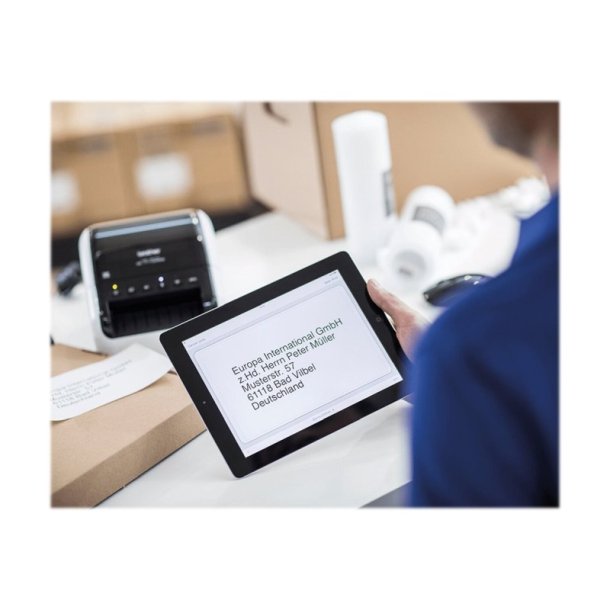 Brother QL-1110NWBC - Barcode etiketteprinter - USB/Lan/WiFi/BT - Max. 103,6 mm label