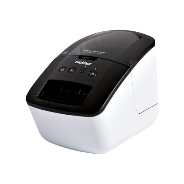 Brother QL-700 - Adresse etiketteprinter - USB - 300DPI - Max. 62 mm labels - 2 stk. start ruller