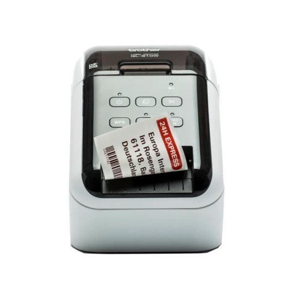 Brother QL-810WC - etiketteprinter - USB/WiFi - Max. 62 mm labels - 2 stk. start ruller
