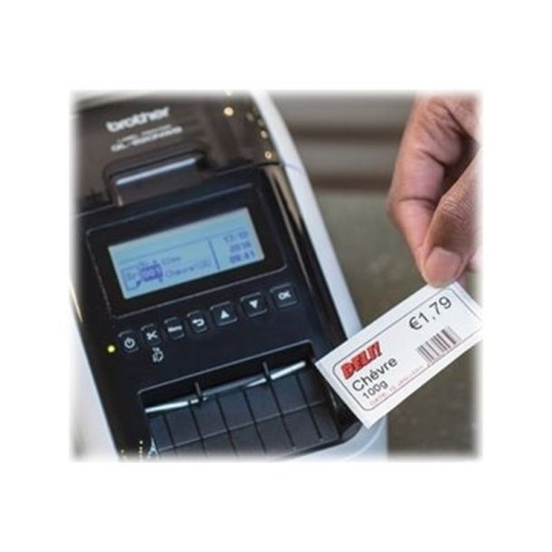 Brother QL-820NWBC - etiketteprinter - USB/WiFi/BT/LAN - Max. 62 mm labels - 2 stk. start ruller