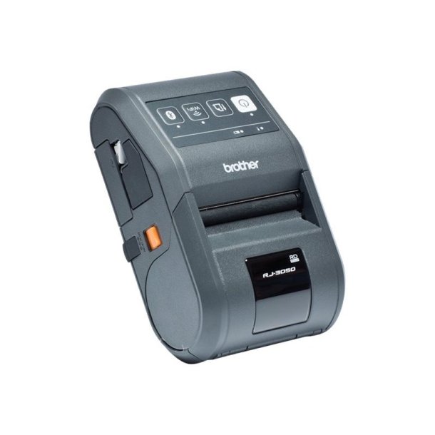 Brother RJ-3050 - Mobil etiketteprinter - WiFi/Bluetooth - 203DPI - Max. printbar bredde 74mm (3")