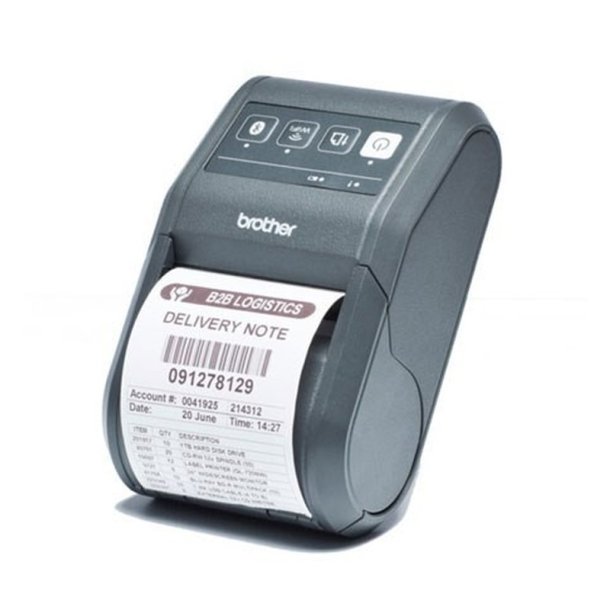 Brother RJ-3050 - Mobil etiketteprinter - WiFi/Bluetooth - 203DPI - Max. printbar bredde 74mm (3")