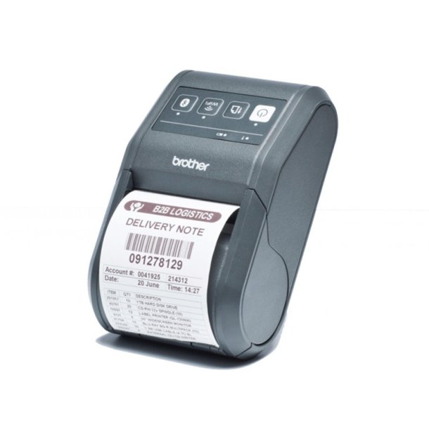Brother RJ-3150 - Mobil etiketteprinter - WiFi/Bluetooth - 203DPI - Max. printbar bredde 74mm (3")
