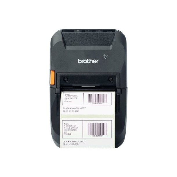Brother RJ-3250WBL - Mobil etiketteprinter - WiFi/Bluetooth - 203DPI - Max. printbar bredde 72mm
