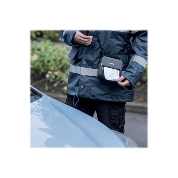 Brother RJ-4230B - Mobil etiketteprinter - Bluetooth - 203DPI - Max. printbar bredde 104mm (4")