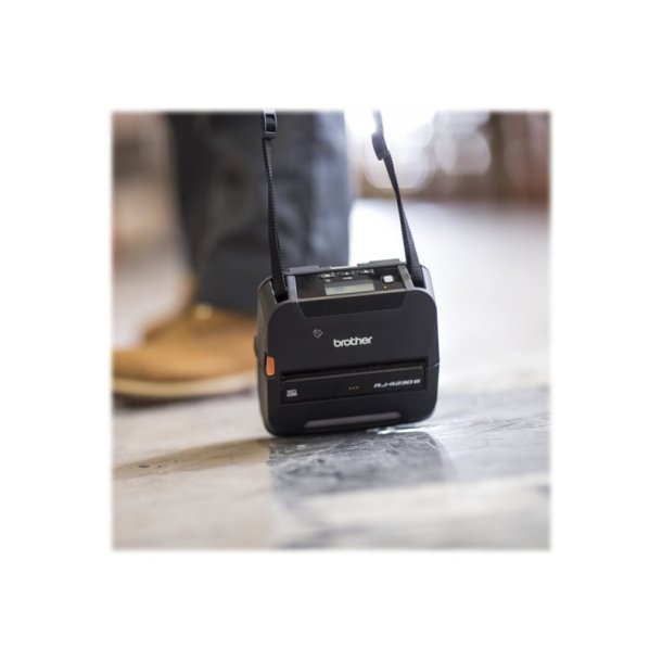 Brother RJ-4250WB - Mobil etiketteprinter - WiFi/Bluetooth - 203DPI - Max. printbar bredde 104mm