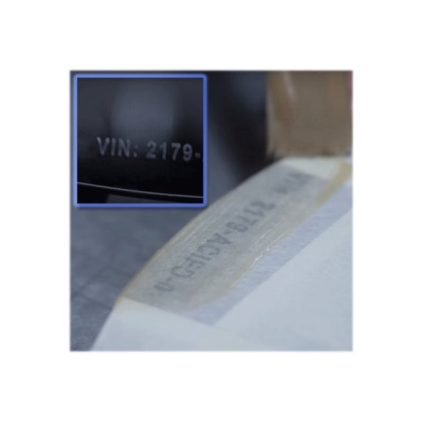 Brother STE-161 tape - sort tekst - 36mmx3m - Stempel-/elektrolyse