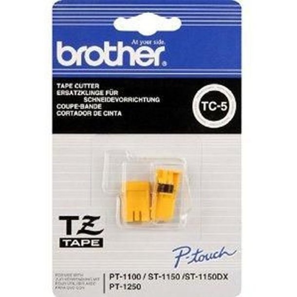 Brother TC-5V2 - skreknive - til udvalgte P-touch labelprintere - 2 stk.