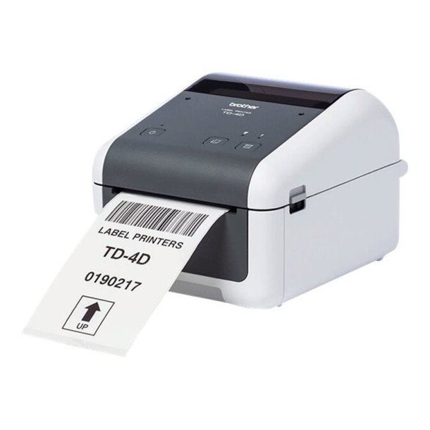 Brother TD-4210D - etiketteprinter - Seriel/USB - 203DPI - 127mm/s - Max. printbar bredde 104,1mm