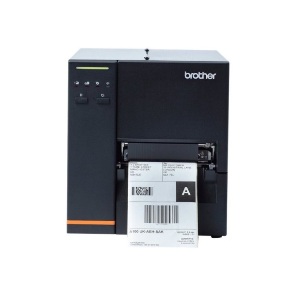 Brother TJ-4120TN - etiketprinter - USB/LAN/seriel/WiFi - 300DPI - Max. printbar bredde 105,7mm (4")