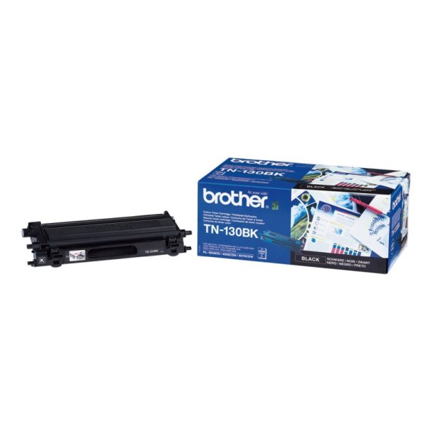 Brother TN130BK - Original toner - 2500 Sider ved 5% dkning - Sort - 1 stk.