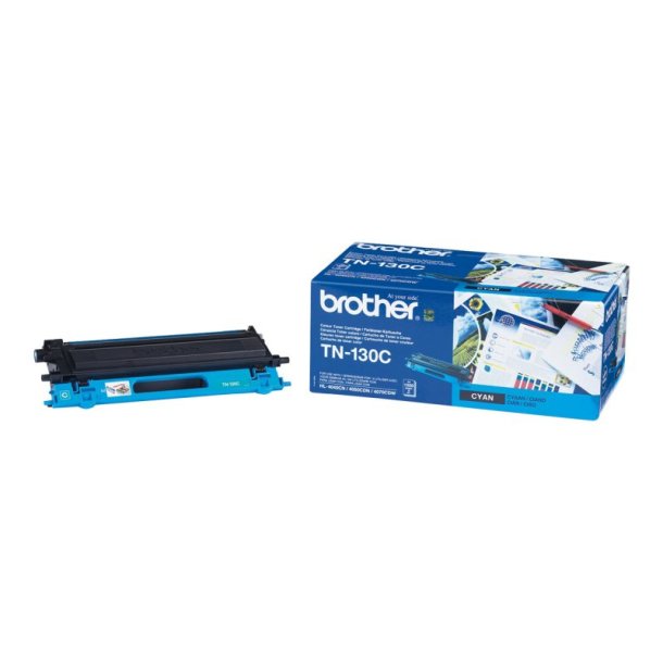 Brother TN130C - Original toner - 1500 Sider ved 5% dkning - Cyan - 1 stk.