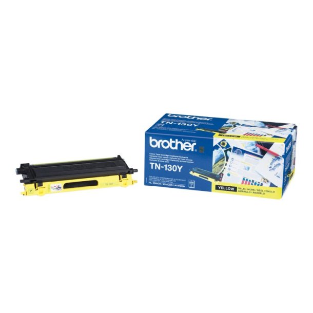 Brother TN130Y - Original toner - 1500 Sider ved 5% dkning - Yellow - 1 stk.