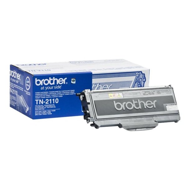 Brother TN2110 - Original toner - 1500 Sider ved 5% dkning - Sort - 1 stk.