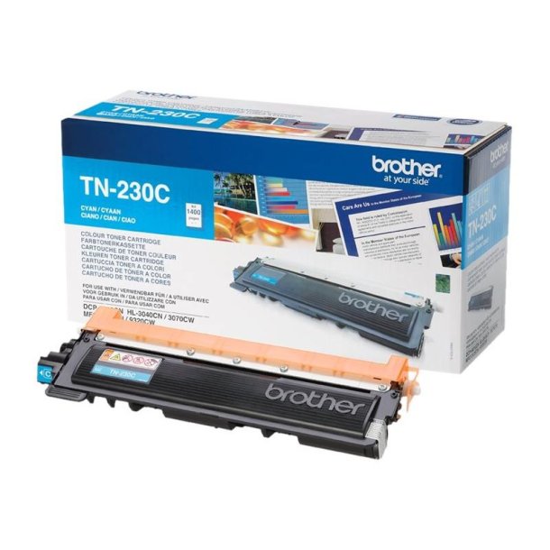 Brother TN230C - Original toner - 1400 Sider ved 5% dkning - Cyan - 1 stk.