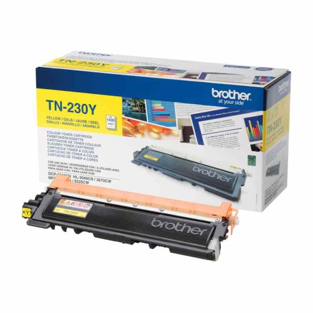 Brother TN230Y - Original toner - 1400 Sider ved 5% dkning - Yellow - 1 stk.