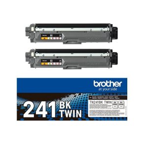 Brother TN241BK Twin - Original toner - 2500 Sider ved 5% dkning - Sort - 2 stk.