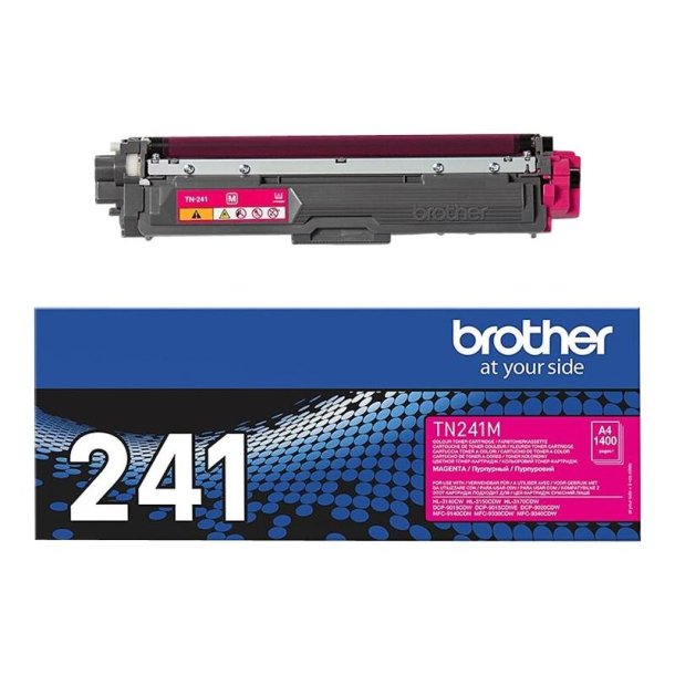 Brother TN241M - Original toner - 1400 Sider ved 5% dkning - Magenta - 1 stk.