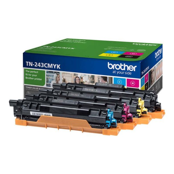 Brother TN243CMYK - Original toner - Sort/Cyan/Magenta/Yellow - 1 stk.