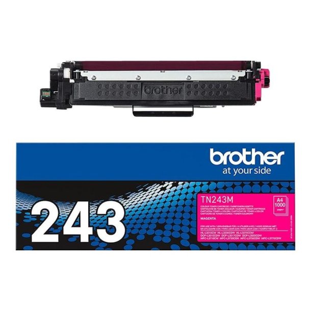 Brother TN243M - Original toner - 1000 Sider ved 5% dkning - Magenta - 1 stk.