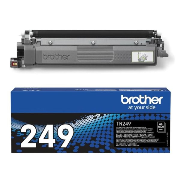 Brother TN249BK - XXL- Original toner - 4500 Sider ved 5% dkning - Sort - 1 stk.