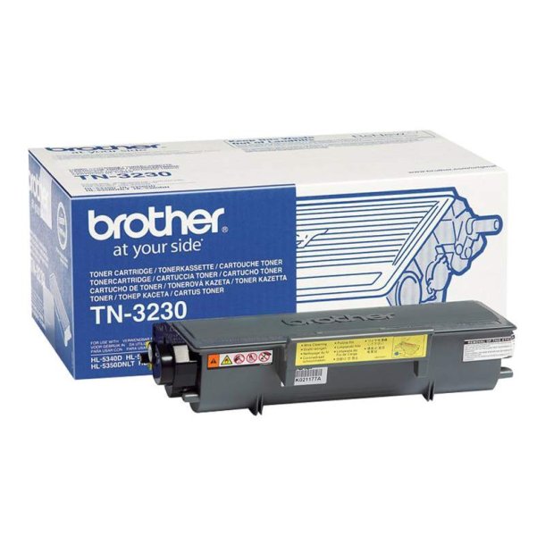 Brother TN3230 - Original toner - 3000 Sider ved 5% dkning - Sort - 1 stk.