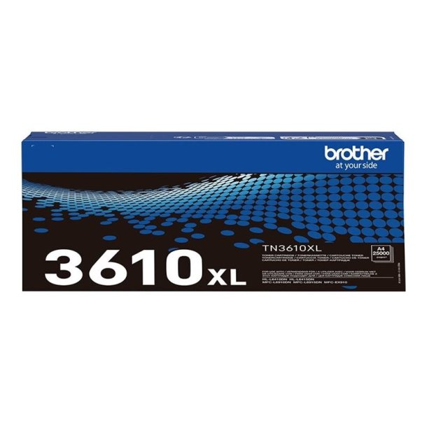 Brother TN3610XL - XL - Original toner - 25000 Sider ved 5% dkning - Sort - 1 stk.