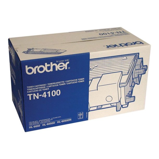 Brother TN4100 - Original toner - 7500 Sider ved 5% dkning - Sort - 1 stk.