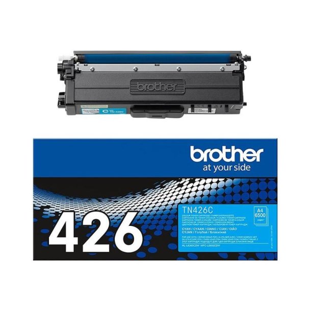 Brother TN426C - Original toner - 6500 Sider ved 5% dkning - Cyan - 1 stk.