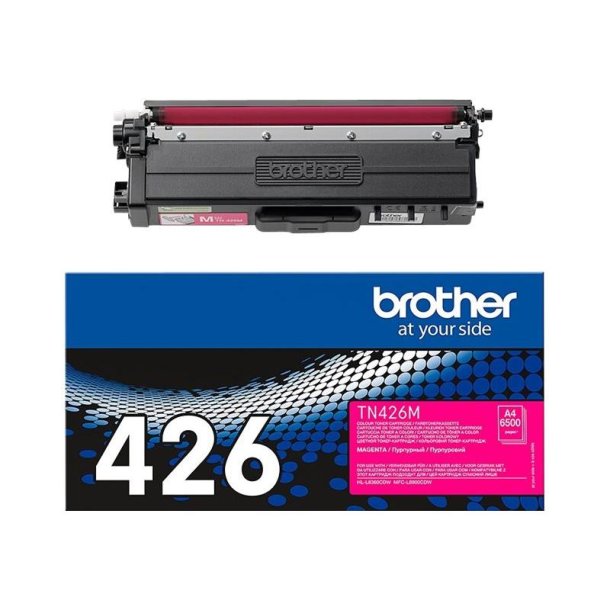 Brother TN426M - Original toner - 6500 Sider ved 5% dkning - Magenta - 1 stk.