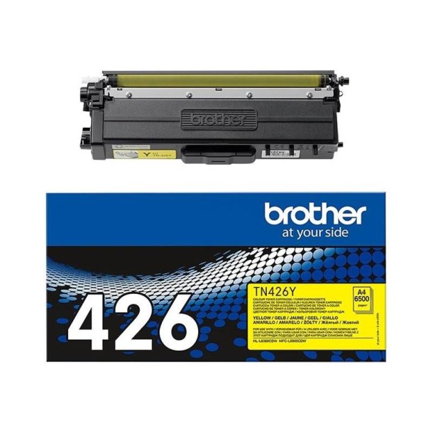 Brother TN426Y - Original toner - 6500 Sider ved 5% dækning - Yellow - 1 stk.
