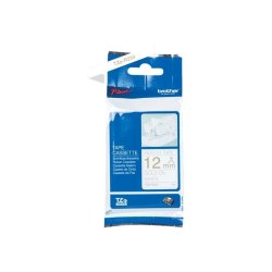 Brother TZe-R234 bnd - guld tekst p hvidt - 12mmx4m - satinbnd