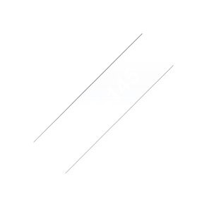 Brother TZe-145 tape - Hvid tekst p� klar - 18mmx8m - Standard lamineret