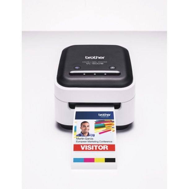 Brother VC-500W - labelprinter - farve - 313 dpi - USB/WiFi