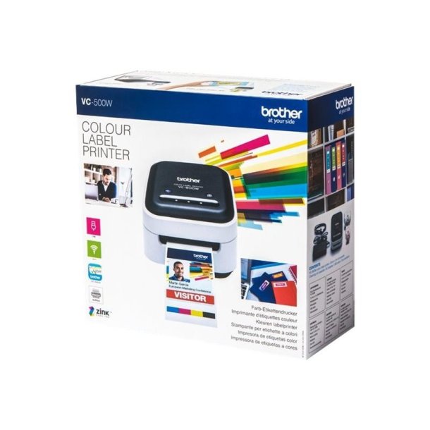 Brother VC-500W - labelprinter - farve - 313 dpi - USB/WiFi