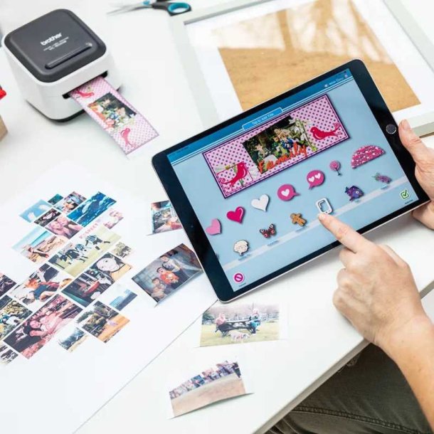 Brother VC-500W - labelprinter - farve - 313 dpi - USB/WiFi