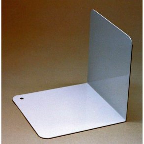 Büngers Bogsttte - vinkelbosttte - 12,5cm - hvid metal