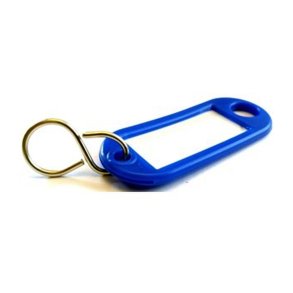 B&uuml;ngers N�glering - med s-krog - 54x21mm - etiket 32x14mm - bl�