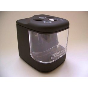 Büngers Blyantspidser - elektrisk - bordmodel - med batteri - sort