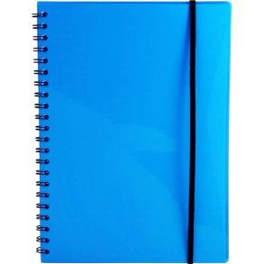 Büngers Notesbog - A4 linieret - Linjeret sider uden huller - 70 arks blok med spiralryg