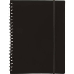 Büngers Notesbog - A4 linieret - Linjeret sider uden huller - 70 arks blok med spiralryg