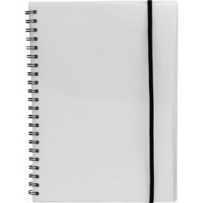 Büngers Notesbog - A4 linieret - Linjeret sider uden huller - 70 arks blok med spiralryg