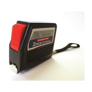 Büngers Mlebnd - stlrem - mrkning i cm - stop og armbnd - 2 meter