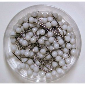 Büngers Kortnle - 15mm - hvid - pakke med 100 stk.