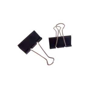 B&uuml;ngers Papirklemme i metal - Foldback - 51mm - 51 mm �bning - sort
